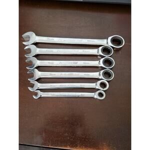 6 Piece Performance Tool Ratcheting Wrenches 18MM 15MM 14MM 13MM 10MM 8MM